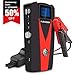 PUSHIDUN 1500 Car Jump Starter, 12V 800A 15000mAh Peak (Up to 5.0L Gas or 4.0L Diesel Engine) Portable Auto Booster,Dual USB Power Bank Battery, Smart Jumper Cables,Built-in LED Light & Compass