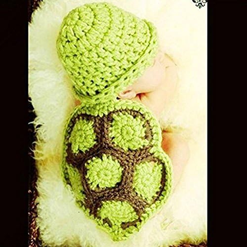 AxiEr Baby Photography Props Newborn Baby Outfits within 0-6 months, Cute Tortoise Style