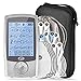 CUH Dual Channel TENS Unit Muscle Stimulator,3rd Gen 6 Output 16 Modes Rechargeable TENS Unit Machine with Premium Electrode Pads(American Gel) and Portable Travel Case