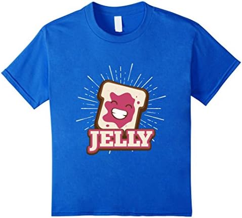 Kids Peanut Butter Jelly Couples Shirts - Jelly Design Women 8 Royal Blue