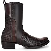 Cuadra Men's Boot in Genuine Python Leather and Bovine Leather