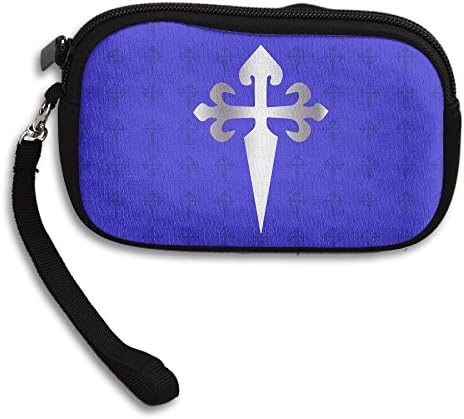 Camino De Santiago Logo Platinum Style Purse &amp; Key Wristlet Bag