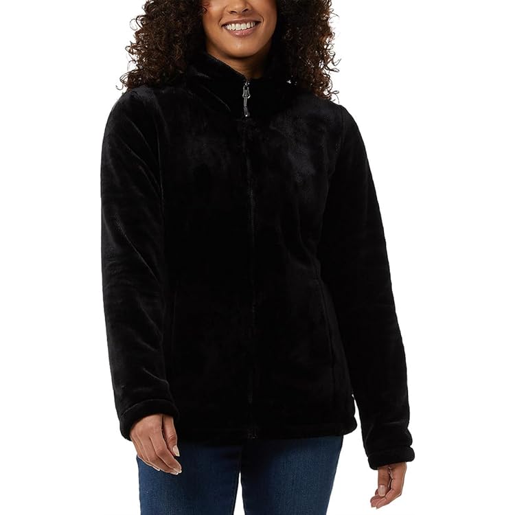32 Degrees Heat Womens Full Zip Plush Jacket (X-Large, Sedona Clay