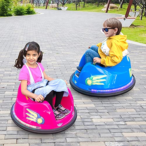 TOBBI Electric Ride on Bumper Car for Kids Ages 38 Year Old, 6v Ride