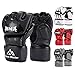 Brace Master MMA Gloves UFC Gloves Boxing Gloves for Men Women Leather More Paddding Fingerless Punching Bag Gloves for Kickboxing, Sparring, Muay Thai and Heavy Bag