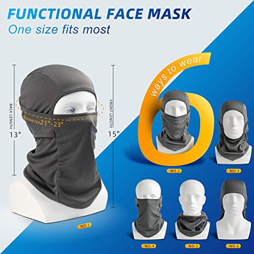 AstroAI Ski Mask Balaclava Face Mask UV Protection Dustproof Windproof