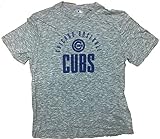 Chicago Cubs Chicago Baseball Adult T-Shirt Gray (2X)