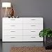 Tvilum Pepe 8 Drawer Double Dresser, White