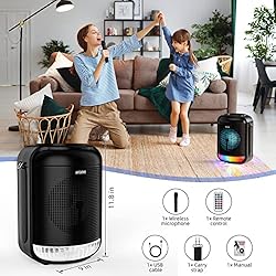 Portable Karaoke Machine with Microphone