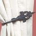 TieBacks Black Wrought Iron, Curtain Tiebacks