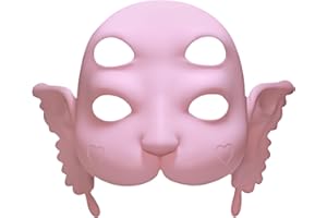 Yipintang Mel 3D Portals Mask for Adults Cry Baby Doll or Anime Mask for Fans, Snap-on Installation with Elastic Headband