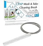 RespLabs CPAP Tube Cleaning Brush - The [8 in 1] System for Every CPAP Hose Type: Standard, Slim Line And Heated Tubing