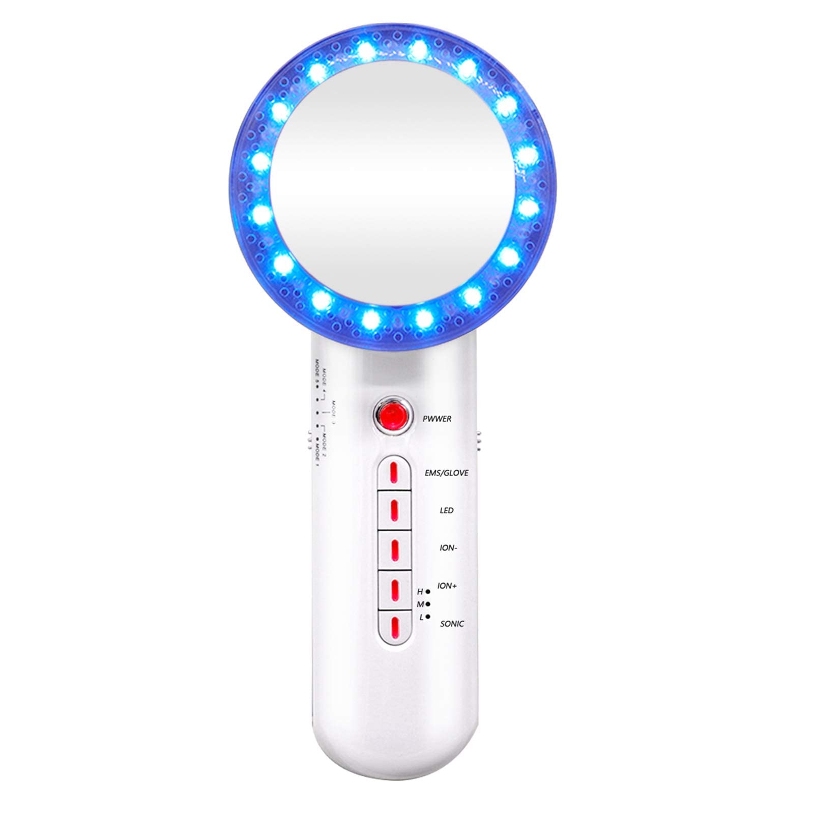 HANSILK Ultrasonic Cavitation Machine Waterproof Body Slimming Massager Anti Cellulite Device LED Red Blue
