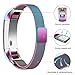 SWEES Fitbit Alta HR and Alta Bands Metal, Milanese Stainless Steel Replacement Accessories Metal Small & Large Band for Fitbit Alta HR and Alta, Colorful