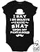 Daft Baby Onesie I Have Shat Upon My Pantaloons Cute Funny Baby Shower & Sticker Gift Black (6-Months)