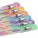 Gel Pen Set For Easy Coloring - Best Pack with 100 Pens & 60% More Ink in Milky Glitter Neon Metallic & Rainbow Style - Perfect for Your Adult Coloring Books - Safe for Kids Non - Toxic & Acid Free