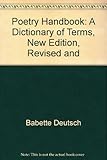Hardcover Poetry Handbook, a Dictionary of Terms Book