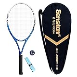 Senston Tennis Racket Professional Tennis Racquet ,Good Control Grip,Strung with Cover,Tennis Overgrip , Vibration Damper