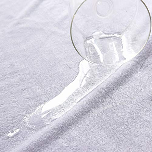 XGao Quilted Fitted Mattress Pad Waterproof Breathable Sheet Mattress Protector with Super Absorbent Fill Layer 100% Soft Cotton Blend Cover Surface, Non Slip Incontinence Bed Pads (35.4 x 78.7 inch)