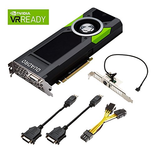 PNY Quadro P5000 VCQP5000-PB 16GB 256-bit GDDR5x PCI EXPRESS 3.0 X16 Full Height Video Card - Workstation