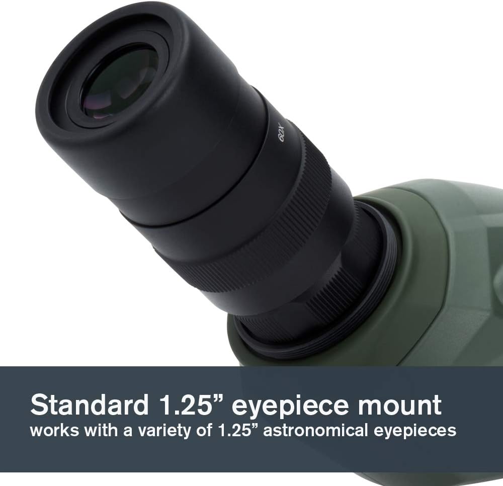 Celestron 52305 Regal M2 20-60x80mm ED Angled Zoom Spotting Scope with Multi-Coated Optics, BaK-4 Prism Glass - Image 5