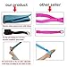 tchrules Door Leg Stretcher, Door Flexibility & Stretching Leg Strap - Great for Ballet Cheer Dance Gymnastics or Any Sport Leg Stretcher Door Flexibility Trainer Premium Stretching Equipment (Blue)