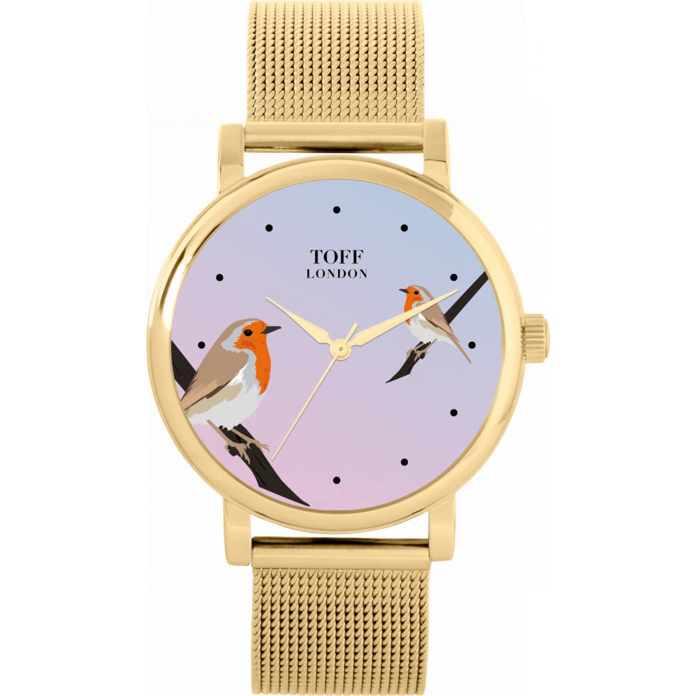 Toff London Ladies Robins Bird Watch