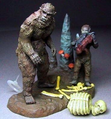 Iwakura Godzilla ornament special effects Encyclopedia DELUXE2 Half Human / Abominable Snowman (children) / Half Human (Poster Edition) / Abominable Snowman (footprints)