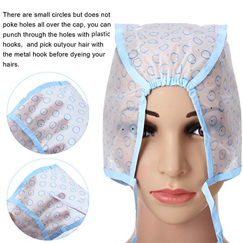 6 Pieces Hair Cap Highlighting Frosting Cap Highlight for Hair Cap Dye