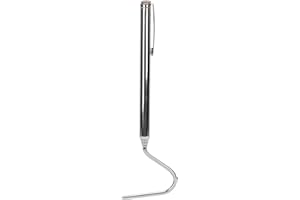 Collapsible Snake Hook 27" Stainless Steel Extensible Snake Catcher Capture Hook Snake Shaft Retractable Reptile Hook Portabl