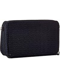 vera bradley Iconic RFID todo en uno Crossbody, terciopelo, Azul marino