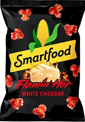 NEW Smartfood Flamin' Hot White Cheddar Popcorn, Perfect For Parties & Snack Packs (1)