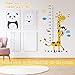 Outivity Baby Height Growth Chart Wall Sticker Height Measurement Ruler for Kids Boys Girls Removable Wall Stickers for Nursery Bedroom Living Room Decoration