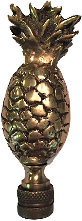 Upgradelights Solid Antique Brass Pineapple Decorative Lampshade Finial