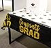 3 Pack Congrats Grad Graduation Party Tablecloth Table Cover, Party Supplies Favors Decorations for Men Women, 54 x 108