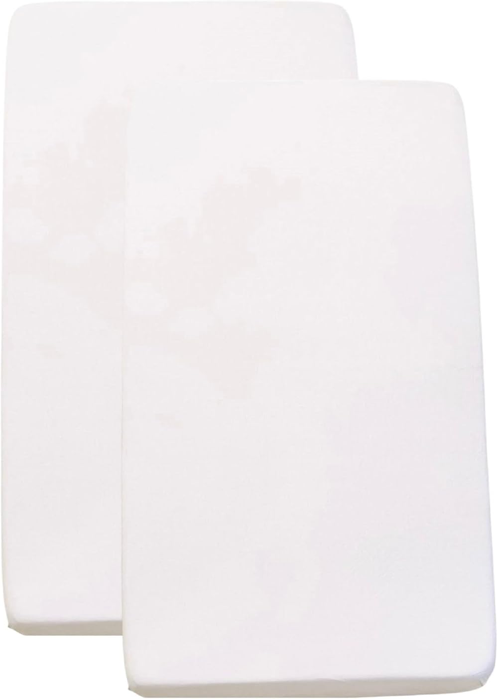 Sasma Home 2x Cot Bed Fitted Sheets 100% Cotton 70x140cm Soft