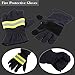 KKmoon Fire Protective Gloves Anti-fire Equipment Fire Proof Waterproof Heat-Resistant Flame-Retardant Gloves with Reflective Strap