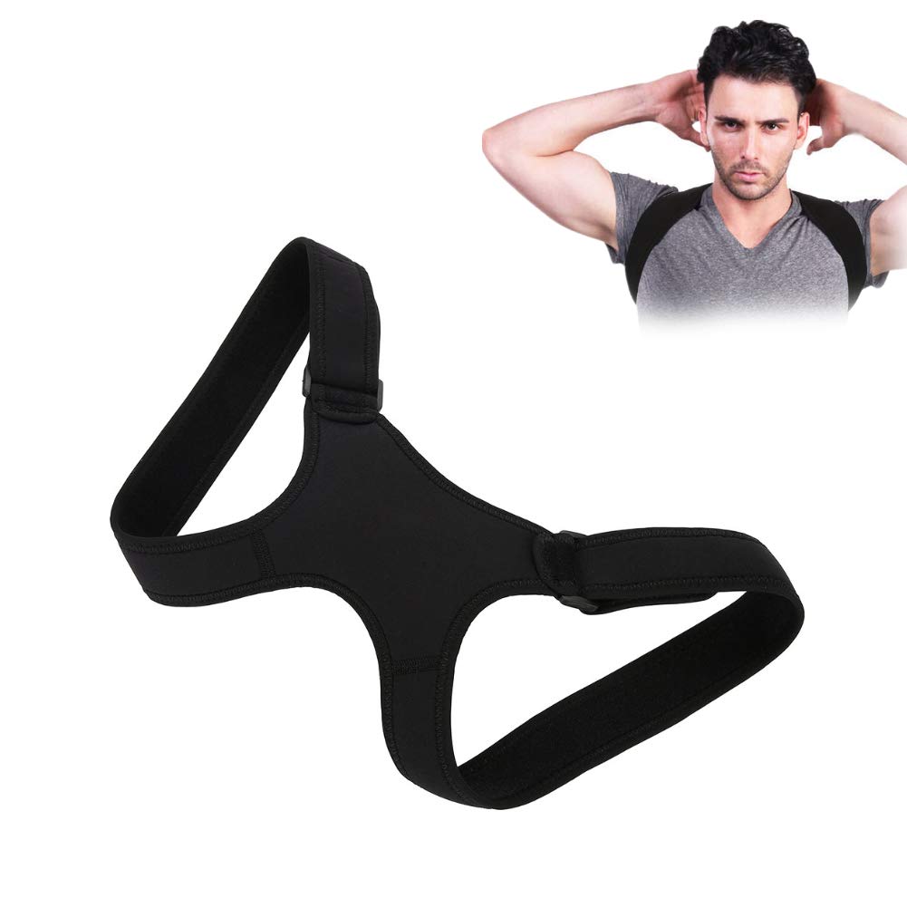 Filfeel Posture Corrector for Men & Women Provide Clavicle and Shoulder Support, Relieve Pain, Improve Thoracic Kyphosis, Prevent Slouching Under Clothes Upper Back Brace Univeral Size