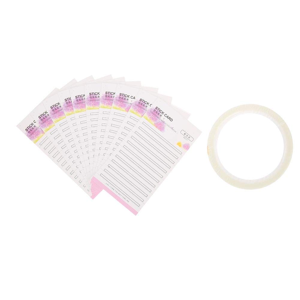 10pcs Lash Storage Card Lash Fan Holder Eyelash Extension Graft Storage Card False Eyelash Fans Paper Card Makeup Organizer Fan Volume Lashes