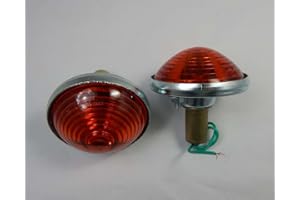 MotorStorex - Combination Park OR Turn Signal Amber Light Assembly for WILLYS JEEP CJ-3B CJ3 CJ5 CJ6 - Made in Thailand
