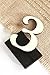 Ling's moment Wooden Table Numbers with Thick Sturdy Vintage Holder Base for Wedding, Party, Events or Catering Decoration, 1 to 15, Pack of 15