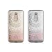 kwmobile TPU Silicone Case for ZTE Axon 7 Mini - Crystal Clear Smartphone Back Case Protective Cover - Indian Sun Light Pink/White/Transparent