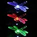 Doingart Garden Solar Lights Outdoor - 3 Pack Solar Stake Light Multi-Color Changing LED Garden Lights, Decorative Lights, Solar Powered Stake Light (Hummingbird Solar Garden Light)