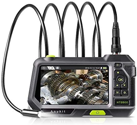 内視鏡カメラ Anykitオートフォーカススネークカメラ ５inch Ips ディスプレー内視鏡 暗闇撮影機能エンドスコープ Ip67防水3500mah電池内蔵 写真撮りやビデオ録画点検鏡 管内観察 部屋電路検査 車修理などに対応され 3m 14 5mm