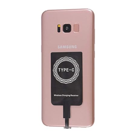 Slick-Prints Universal Typ C Anschluss Wireless Qi-Ladeempfängerkarte Coil Patch 800mA für Xiaomi Mi 8 Pro
