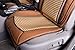 Qbedding Soothing Drive Cooling Series Universal Fit Breathable Car Seat Cover (Rattan)