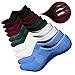 M&Z Mens 5 Pack No Show Socks Antiskid Terry Foot Athletic Cotton Sports Sock