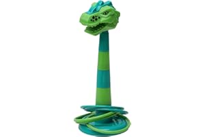 Toss Ring Game,Dinosaur Yard Toys - Park Throwing Game,for Birthday Party Family Gathering Backyard Camping Beach Picnic Summ