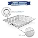 Extreme Salmon Vegetable Grill Basket, Heavy Duty Vegetable Grill Pan Stainless Steel BBQ Grill Basket with Handles, Grill Accessories for Vegetable Grilling Baskets for Outdoor Grill Cooking