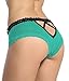 Sofishie Sexy V-Back Open Crotch Panties - Green - Large